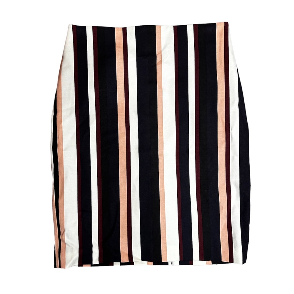 Ann Taylor petite stripe pencil skirt size 4P